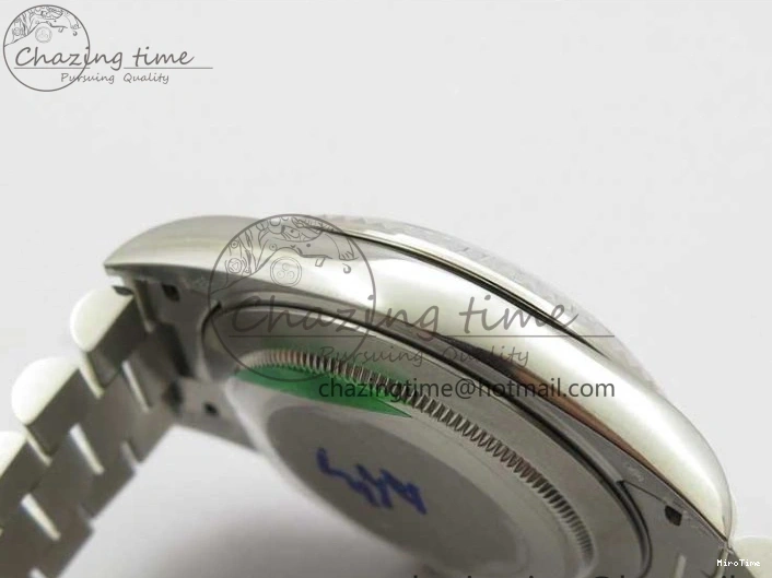 MiroTime 0307 Neat Day-Date 40mm 228239 BP New Dial Version 904 SS RG Stick Markers Dial on SS President Bracelet A 2819